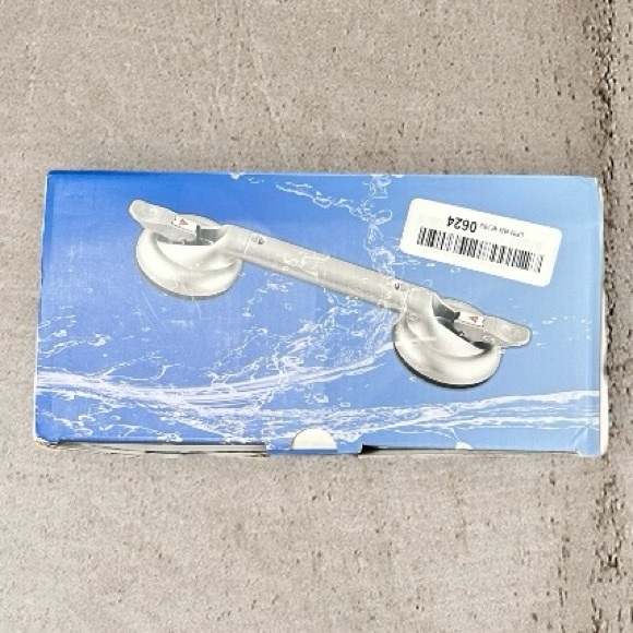 New in Box Shower Handle Grab Bar for Bathtubs and Showers 16" or 18" White - Picture 6 of 7